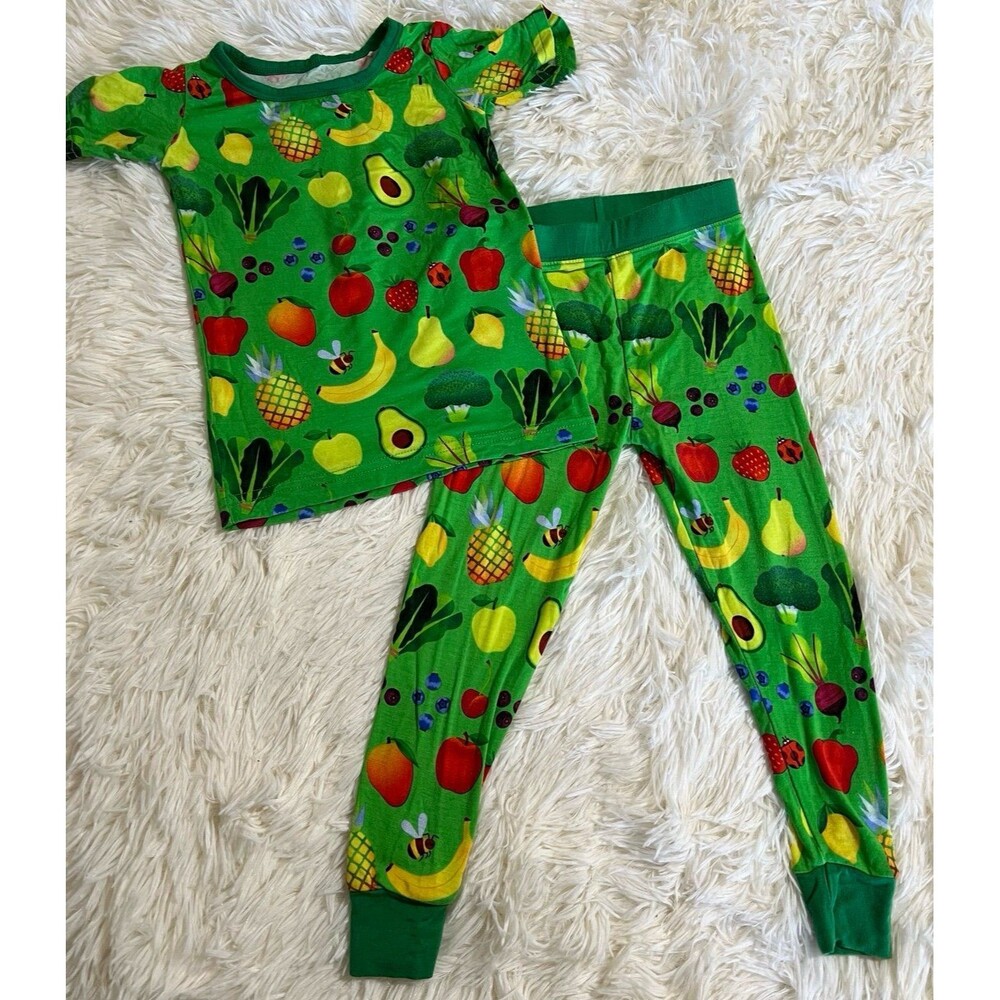 Little Sleepies Fruit and Veggie Two Piece Short Sleeve 18-24 month